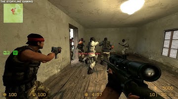 Counter Strike : Source - Crash - Gameplay "Terrorist Forces" (with bots) No Commentary