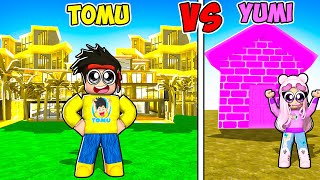 VEM BYGGER BÄSTA HUSET i BLOXBURG? TOP 5 *MAX LEVEL* YUMI vs TOMU