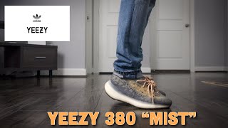 Adidas Yeezy Boost 380 Mist On Foot 