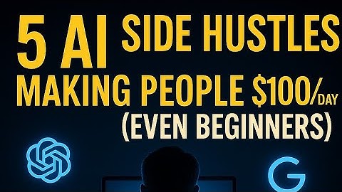 If You Ignore These 5 AI Side Hustles, You’ll Miss $100/Day