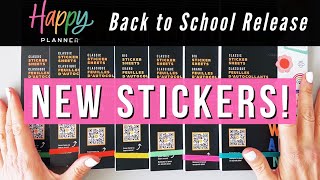 NEW! Happy Planner Sticker Book Flip Through - Back to School Release 2023