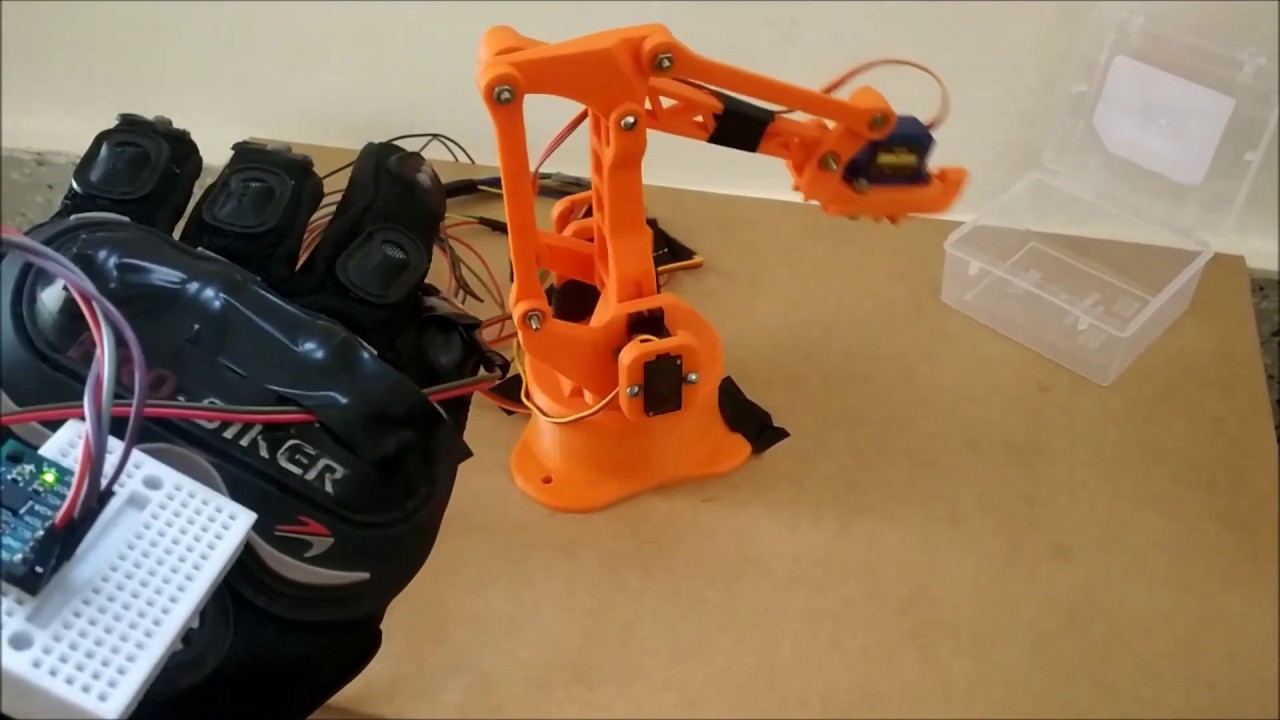 Hand Gesture Controlled Robotic Arm Using Arduino Nano | vlr.eng.br