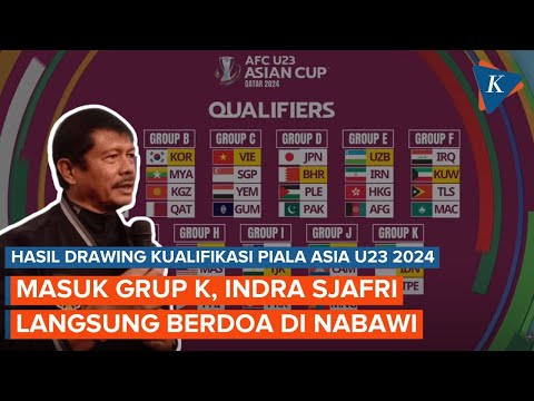 Hasil Drawing Kualifikasi Piala Asia U23: Indonesia Gabung Grup Paling Beda, Indra Sjafri Berdoa