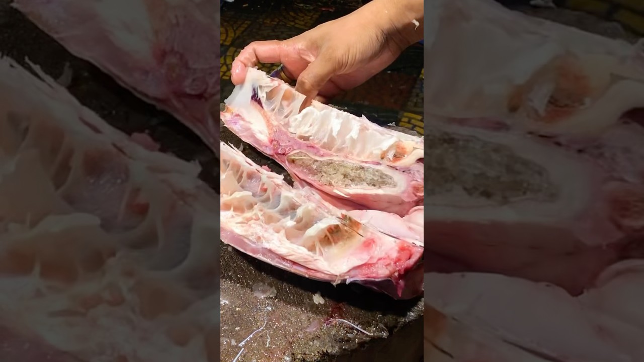 Big Ayer fish cutting techniques 