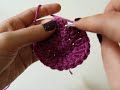 شكل دائرة كروشيه وكيف نكبر حجم الدائرة
