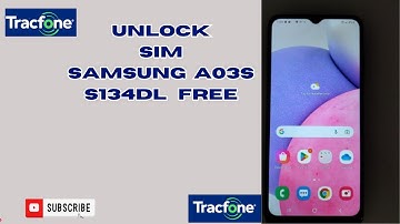 Samsung S134dl network unlock free || how to unlock network a03s tracfone free