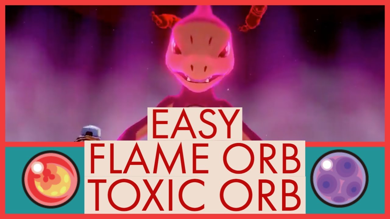Easiest Way to Get Flame Orb and Toxic Orb Pokemon Day 2020 Event