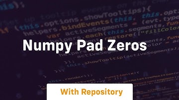 numpy pad zeros
