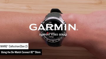 Garmin Support | MARQ® Collection (Gen 2) | Using the Connect IQ™ Store