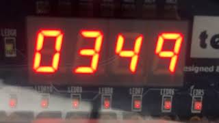 Primes Time-lapse - MIPS Processor on FPGA