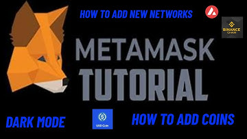 Metamask How To Video! How To Add Networks, Coins/Tokens, and How to activate Dark Mode #crypto