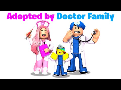 I got Adopted by DOCTOR FAMILY in BrookHaven! 🏥💊(Roblox)