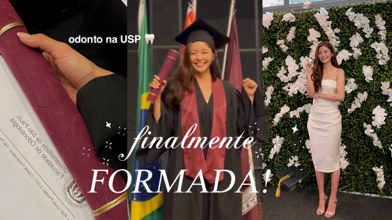 [vlog] finalmente formada!! | família reunida no Brasil após 6anos | FOUSP