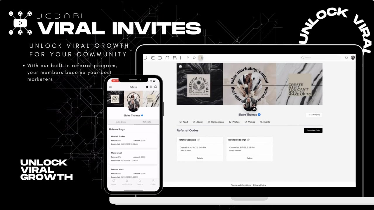 Jedari Features: Viral Invites | Unlock Viral Growth For Your Community