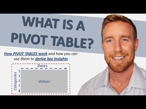 How to use Pivot Tables? (PIVOT TABLE BASICS)