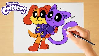 How to Draw DOG DAY And CATNAP | Smiling Critters | Poppy Playtime Chapter 3 (Easy Drawing)