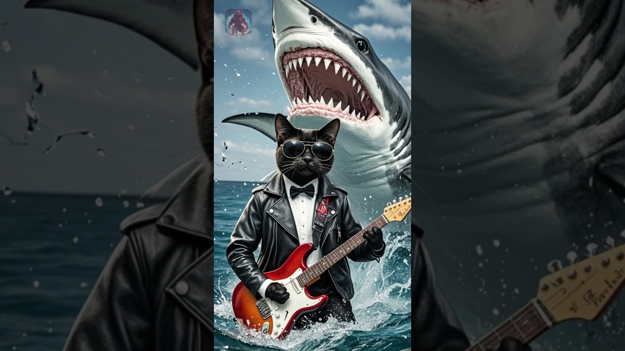 beautiful combination of cats and other animals 🤯🤯 #cat #cute #imageai #fusionCat #hybridcat