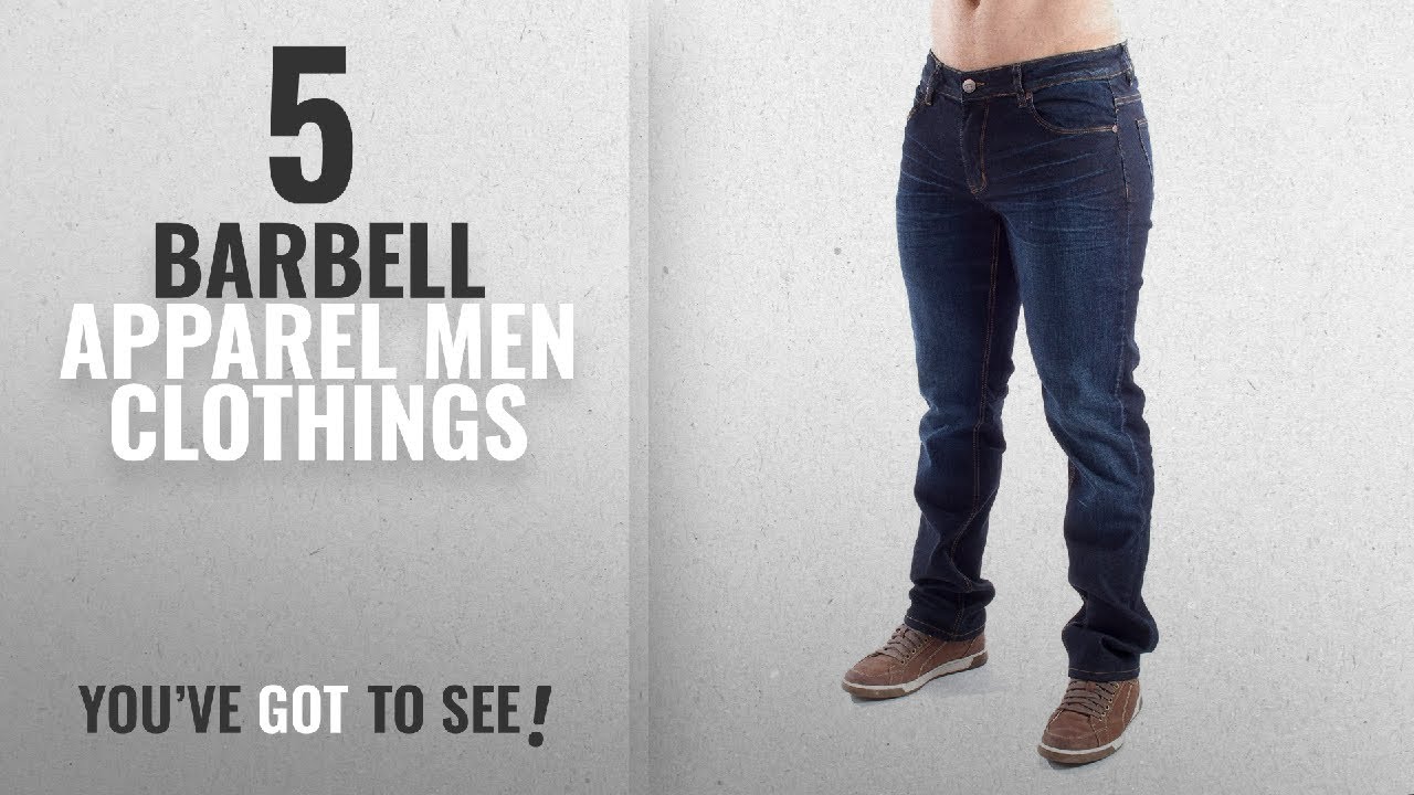 Top 10 Barbell Apparel Men Clothings [ Winter 2018 ]: Barbell Apparel Men's Straight Athletic Fit