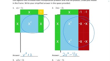 Multiplying Polynomials Using Algebra Tiles