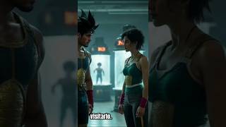 Bardock le pregunta a Gine por Kakarotto y van a visitarlo #dragonballz #dragonball #bardock #goku