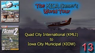 Flight Simulator 2002: Quad City Intl (KMLI) to Iowa City Municipal (KIOW) || World Tour