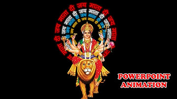 Mata Sherawali Powerpoint Animation | Navratri Powerpoint Animation | Powerpoint Presentation