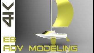 E8 Creo Parametric 4.0 Advanced Modeling 2 Boat Tutorial