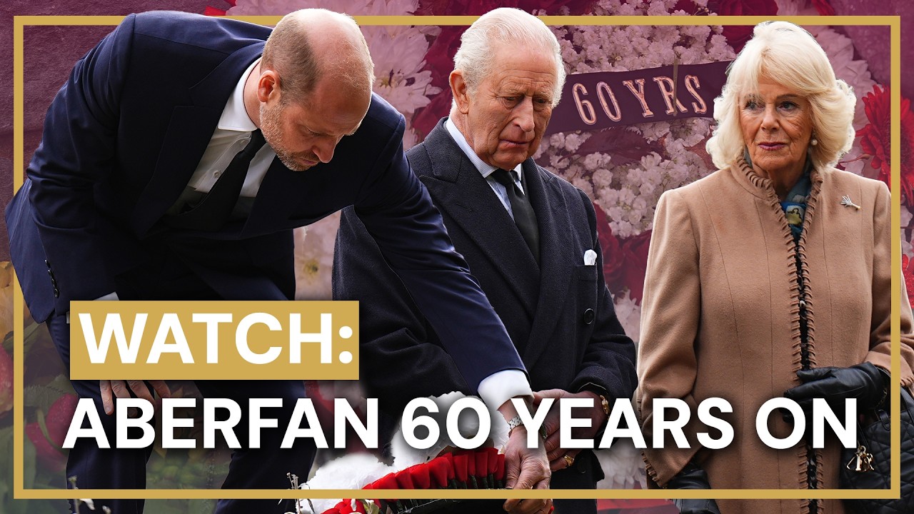LIVE: 60th Anniversary of Aberfan | The King, Queen and Prince William Attend
