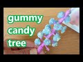 Make tree a bear gummy candy fruit