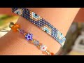 🧿Cómo realizar pulsera en técnica peyote par con delicas Miyuki paso a paso