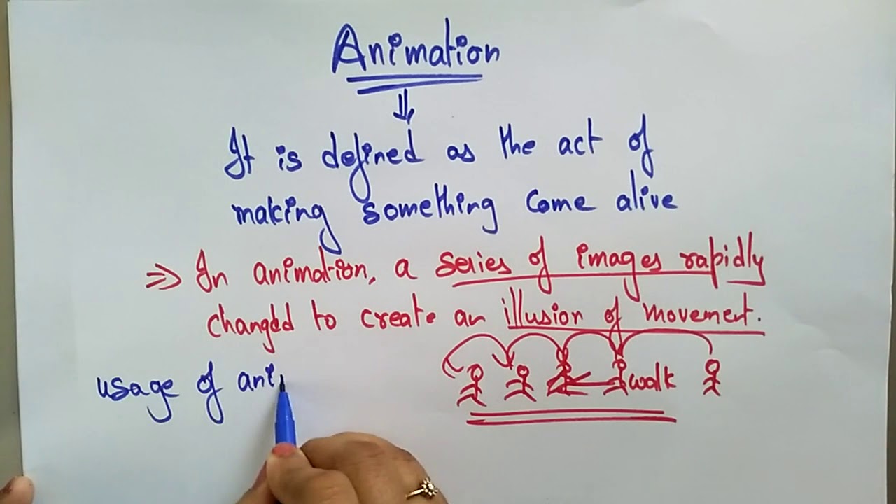 Animation | Computer Graphics | lec-60| Bhanu Priya - YouTube