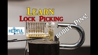 [189] Close-Up On How To Pick A Lock With A Bobby Pin!