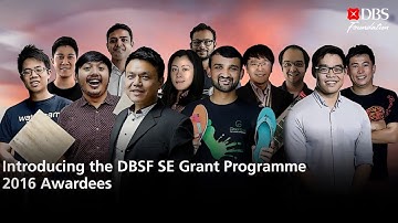 DBS Foundation Grant Awardees 2016 are here!