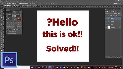 Photoshop Typing/Cursor right to left Problem and Solution