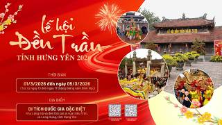 Truyền hình trực tiếp: Khai mạc lễ hội Đền Trần tỉnh Hưng Yên năm 2026