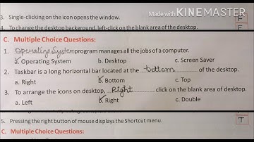 Computer class 3 chapter 2 Book Exercise