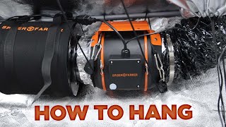 How to Hang an Inline Fan & Carbon Filter – Grow Tent Setup & Installation – Airflow & Ventilation