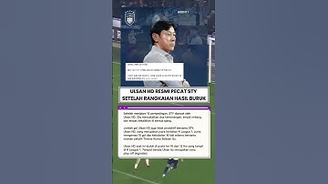 STY Resmi Dipecat Ulsan HD 😳