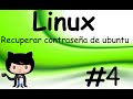 Recuperar contraseña de ubuntu