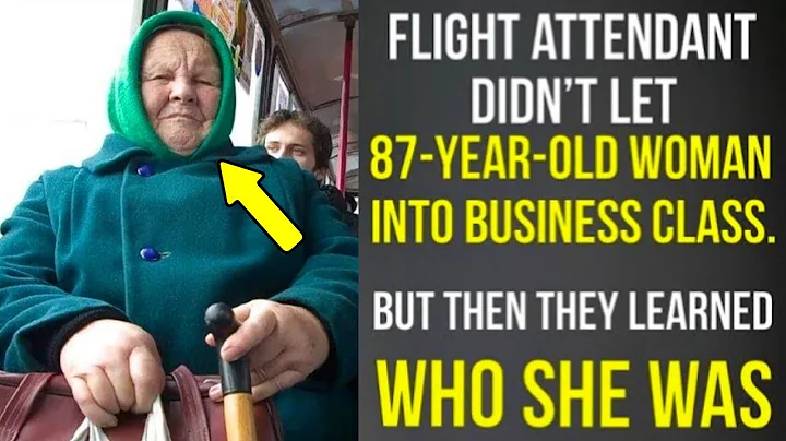 Flight attendant didnt let 87-year-old woman into ...