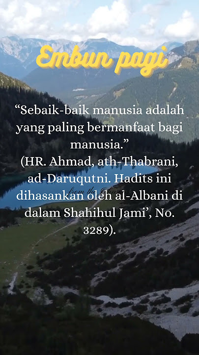 Quotes islami story WA pagi hari nasehat islami embun pagi