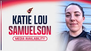 Katie Lou Samuelson Media Availability (February 29, 2024) | Indiana Fever