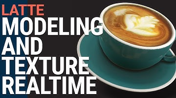 Latte - Modelign and texture with Maya and Photshop - Realtime Video