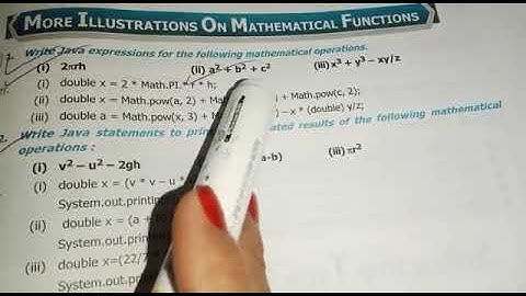 How to write mathematical java expressions