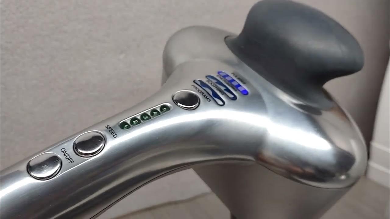 Brookstone Max 2 F210 Dual Node Percussion Massager 3 Programs 5