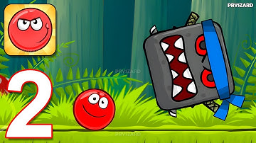 Red Ball 4 - Gameplay Walkthrough Part 2 - Deep Forest Level 16-30 & Boss (iOS, Android)