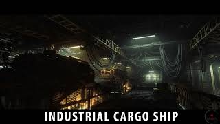 UE5 | Industrial Cargo Ship Trailer
