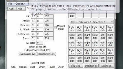 Pokegen tutorial: Hacking a pokemon