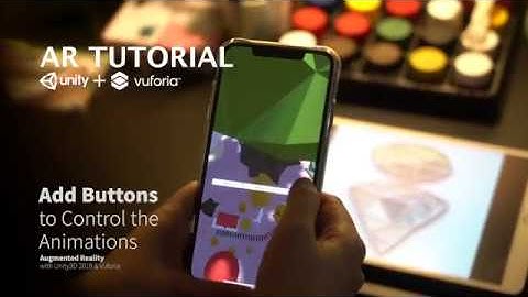 【JUNO AR Tutorial】② Unity 2019& Vuforia- add button to control the animation of your 3d object