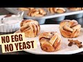 Cinnamon Buns No Yeast No Eggs | How Tasty Channel